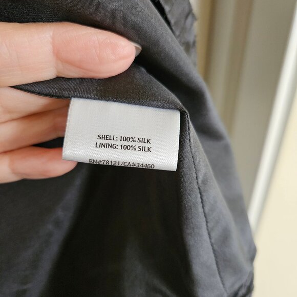 Eileen Fisher Ripple Bindu Silk Jacket M - Picture 8 of 8